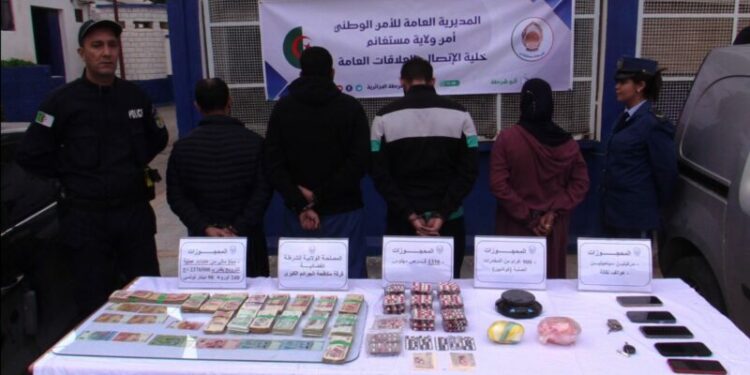 الإطاحة بشبكة ترويج مخدرات بمستغانم